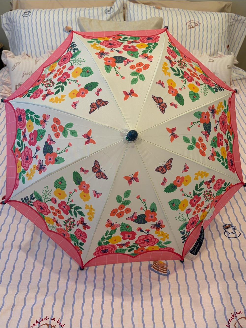 Stephen Joseph Pink Butterfly Kids Umbrella 💗🦋☔️